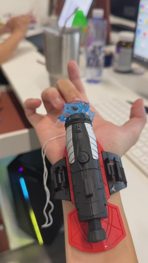 Guante Lanza Telaraña Spiderman Heroe Marvel (MUNDO ELECTRONICO)